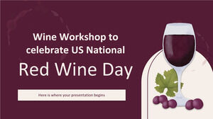 Workshop Anggur untuk Merayakan Hari Anggur Merah Nasional AS