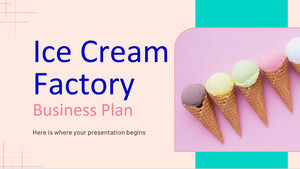 Dondurma Fabrikası İş Planı