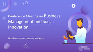 Конференция по управлению бизнесом и социальным инновациям