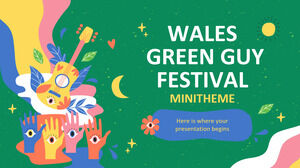 Minitema do Green Guy Festival do País de Gales