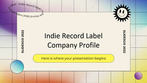 인디 레코드 레이블 회사 프로필