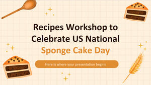 Workshop di ricette per celebrare il National Sponge Cake Day degli Stati Uniti