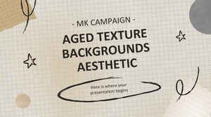 Ästhetische MK-Kampagne für gealterte Texturhintergründe