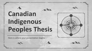 Tese sobre Povos Indígenas Canadenses