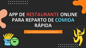 App per la consegna di fast food al ristorante online