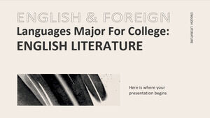 Specjalizacja w języku angielskim i językach obcych na studiach: literatura angielska