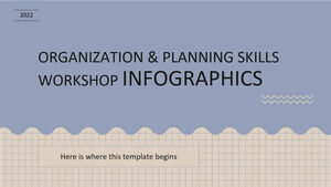 組織と計画のスキル ワークショップのインフォグラフィックス