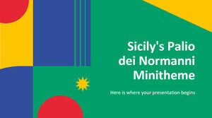Minitema do Palio dei Normanni da Sicília