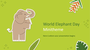 Minitema della Giornata mondiale dell'elefante