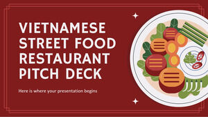 Ristorante vietnamita Street Food Pitch Deck