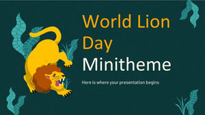Minithème de la Journée mondiale du Lion