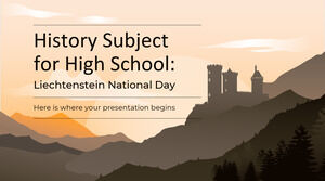 موضوع التاريخ للمدرسة الثانوية: العيد الوطني لليختنشتاين