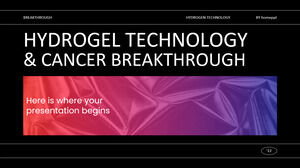 Technologie hydrogel et percée contre le cancer
