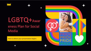 소셜 미디어를 위한 LGBTQ+ 인식 계획