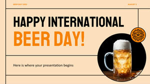 国际啤酒日快乐！