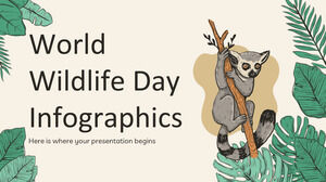 Doodle Dünya Yaban Hayatı Günü Infographics