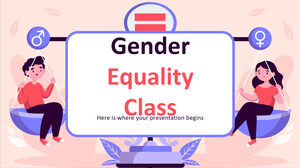 Clase de igualdad de género
