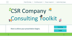 مجموعة أدوات استشارات الشركات المسؤولية الاجتماعية للشركات