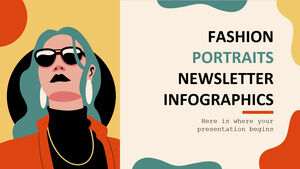 Fashion Portraits Newsletter Infographics