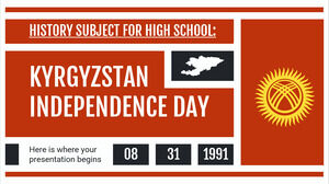 Materia de istorie pentru liceu: Ziua Independenței Kârgâzstanului