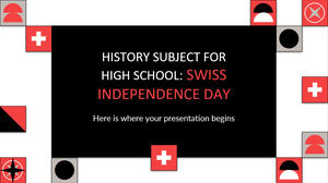Geschichtsfach für das Gymnasium: Schweizer Unabhängigkeitstag