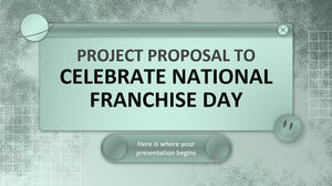 全国フランチャイズ感謝の日を祝うプロジェクトの提案
