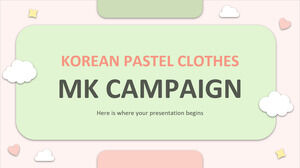 Koreanische Pastellkleidung MK-Kampagne