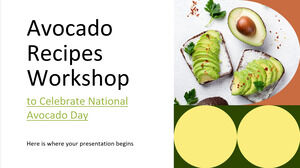 Atelier de rețete cu avocado pentru a sărbători Ziua Națională a Avocado