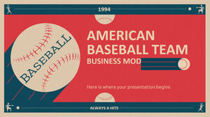 American Baseball Team Business Model