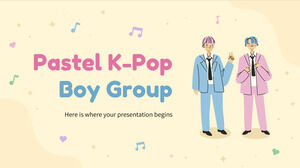 กลุ่มบอยแบนด์ K-Pop สีพาสเทล