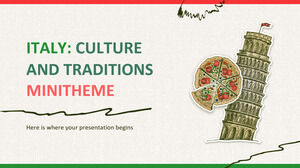 อิตาลี: วัฒนธรรมและประเพณี มินิธีม