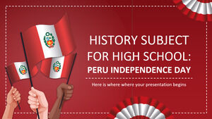 고등학교 역사 과목: 페루 독립기념일