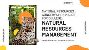 Conservazione delle risorse naturali Maggiore per il college: gestione delle risorse naturali