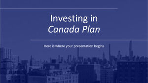 Planul de investiții în Canada