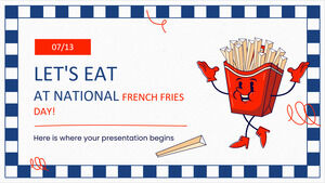 Давайте есть в Национальный день картофеля фри!