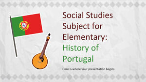 Предмет обществознания для начальной школы: история Португалии