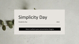 Giornata della Semplicità