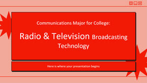 Comunicazione importante per il college: tecnologia di trasmissione radiofonica e televisiva