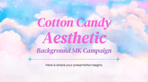綿菓子の美的背景 MK キャンペーン