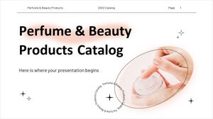 Katalog produktów perfumeryjnych i kosmetycznych