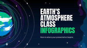 地球大气层信息图表