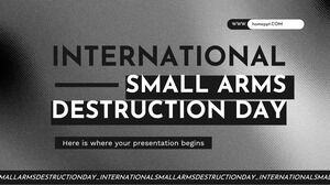 Международный день уничтожения стрелкового оружия