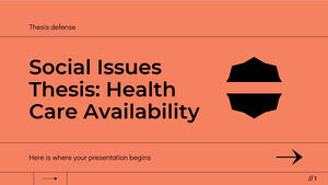 Sosyal Konular Tezi: Sağlık Hizmetlerinin Bulunabilirliği