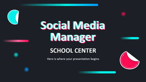Social Media Manager Centrul școlar