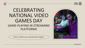 الاحتفال باليوم الوطني لألعاب الفيديو في منصات البث