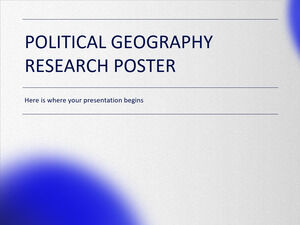 Plakat badawczy z geografii politycznej