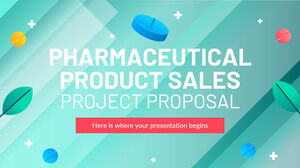 اقتراح مشروع بيع المنتجات الصيدلانية