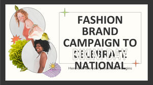 Campagna di un marchio di moda per celebrare la giornata nazionale del bikini