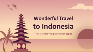 Wunderbare Reise-nach-Indonesien-MK-Kampagne