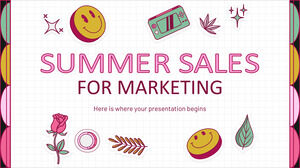 Vânzări de vară pentru marketing